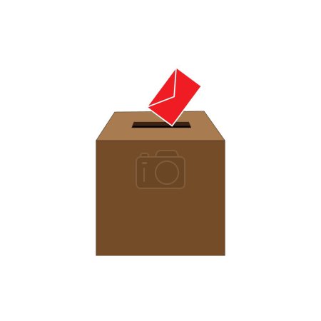 Téléchargez les illustrations : Modèle de conception vectorielle logo icône boîte de charité - en licence libre de droit
