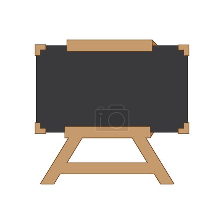 Illustration for Whiteboard icon logo vector design template - Royalty Free Image
