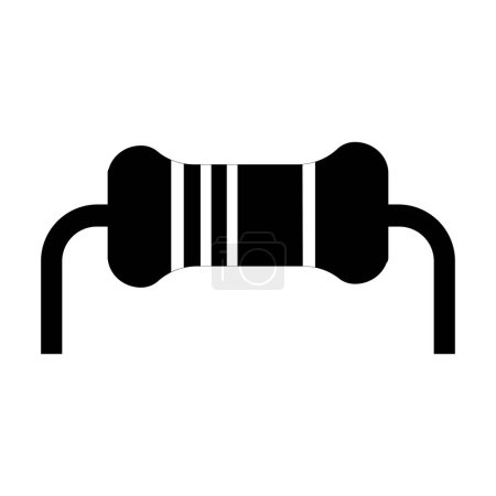 Illustration for Electrical resistor icon vector illustration design - Royalty Free Image