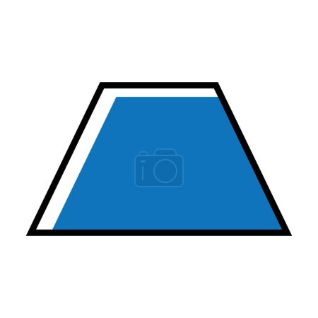 trapezoid icon vector illustration design template