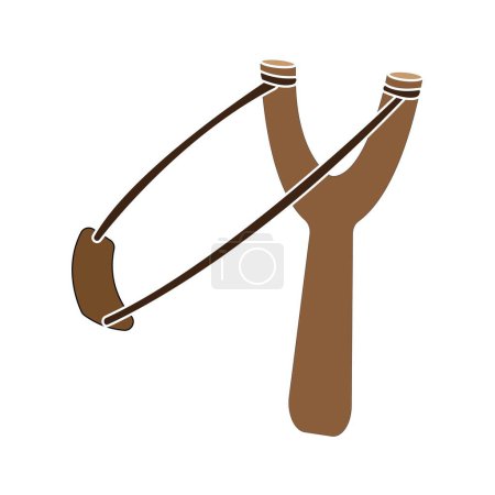 slingshot icono vector ilustración plantilla diseño