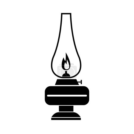 oil lamp icon vector illustration design template
