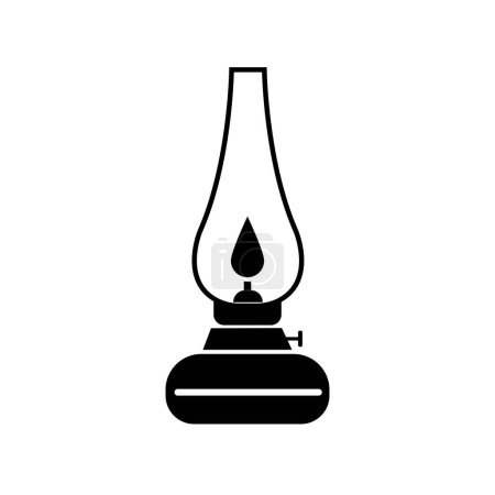 oil lamp icon vector illustration design template