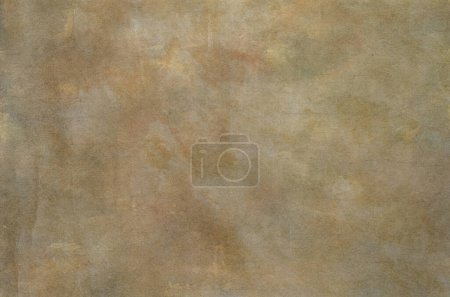 Photo for An old, grunge floor with a rough, beige and brown textured pattern provides an abstract background with plenty of copy space. - Royalty Free Image
