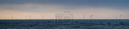Photo for Offshore wind power or offshore wind energy at sea in Den Haag, The Hague, Netherlands - Royalty Free Image