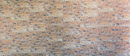 Téléchargez les photos : Texture grunge murale en brique brune, vieux fond de mur en brique brune, rendu 3d. - en image libre de droit