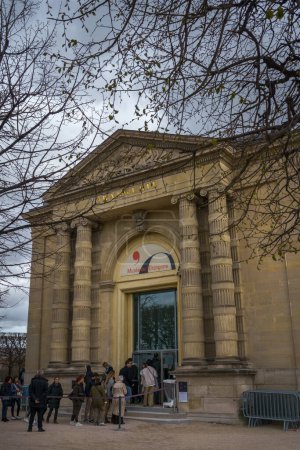 Photo for Musee de l'Orangerie entrance in springtime. Paris, France. March 25, 2023. - Royalty Free Image