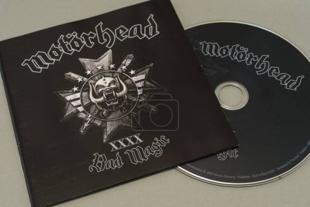 Photo for Motorhead - Bad Magic (2015) studio album, CD and cover art. Lahti, Finland. October 10, 2023. - Royalty Free Image