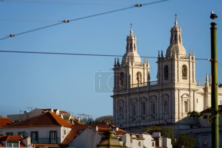 Church and Monastery of Sao Vicente de Fora in Lisbon, Portugal.