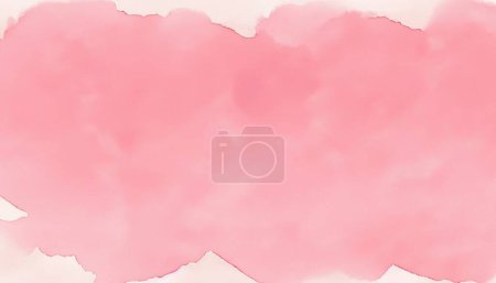 Photo for Clip art of pink oozing background with watercolor touch - Royalty Free Image