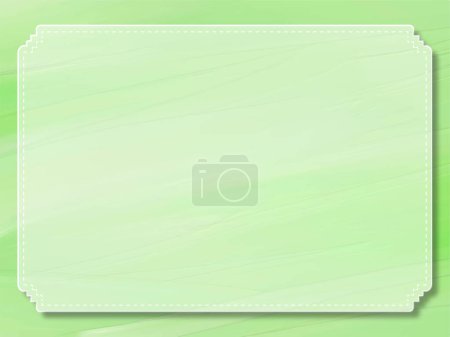 Photo for Oil painting touch green color background, translucent frames - Royalty Free Image
