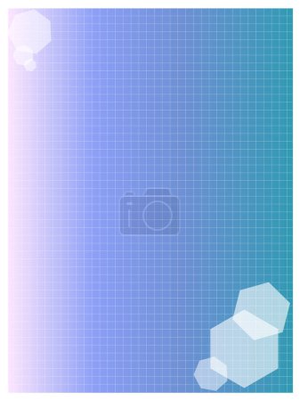 Photo for Gradation Squared Paper Design Background_Blue Green Color - Royalty Free Image