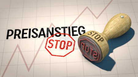 Detener el aumento de precios (alemán: Preisanstieg)