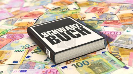Téléchargez les photos : "Schwarzbuch "(Livre noir) se trouve sur les billets en euros - en image libre de droit