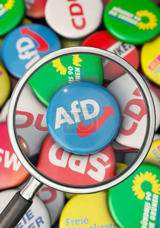 Photo for The AfD (German party) in focus - Royalty Free Image