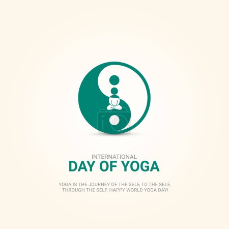 Foto de Lotus y Yoga Día Internacional del diseño de ideas de yoga para póster, ilustración de vectores de banner 10 - Imagen libre de derechos