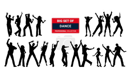 Foto de Siluetas de personas bailando en concierto - Imagen libre de derechos
