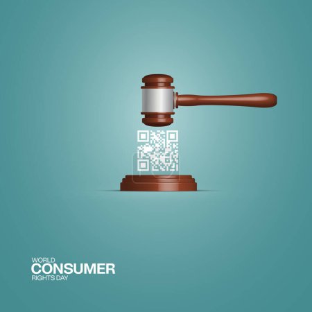 Foto de Día Mundial de los Derechos del Consumidor, diseño de banner, póster, arte vectorial - Imagen libre de derechos