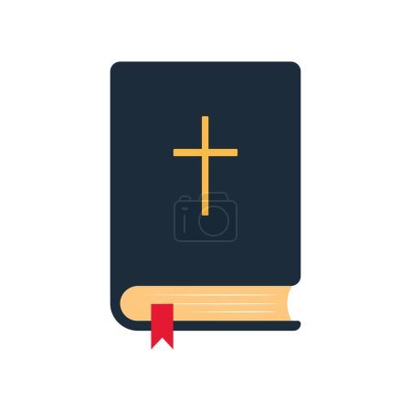 Téléchargez les illustrations : Icône biblique. Symbole d'illustration du livre saint. SIGNE - en licence libre de droit