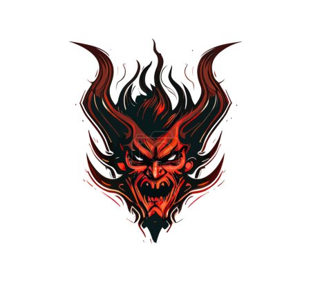 Diablo-Symbol. Vektorillustration.