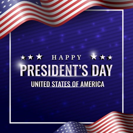 Photo for President's Day Background Design. Banner, Poster, Greeting Card. Vector Illustration. - Royalty Free Image