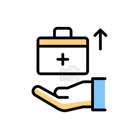 Illustration for Aid kit icon vector illustration - Royalty Free Image