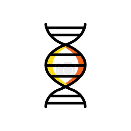 Ilustración de Icono de ADN vector ilustración - Imagen libre de derechos