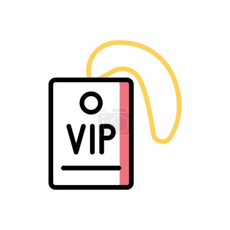 Illustration for Vip icon vector illustration - Royalty Free Image