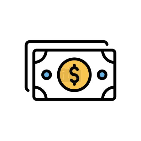 Illustration for Dollar icon vector illustration - Royalty Free Image