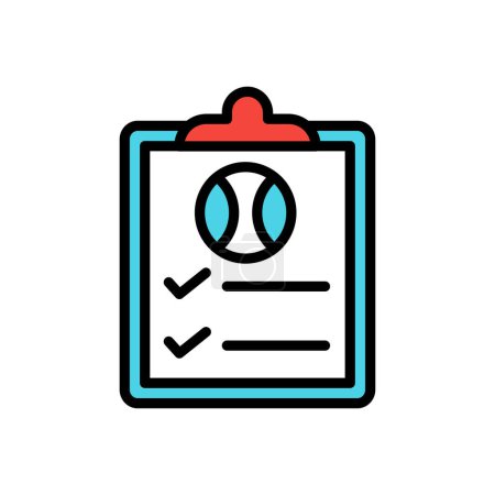 Illustration for Clipboard modern icon, vector illustration - Royalty Free Image