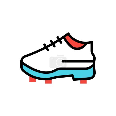 Ilustración de Icono de zapato deportivo, ilustración simple web - Imagen libre de derechos