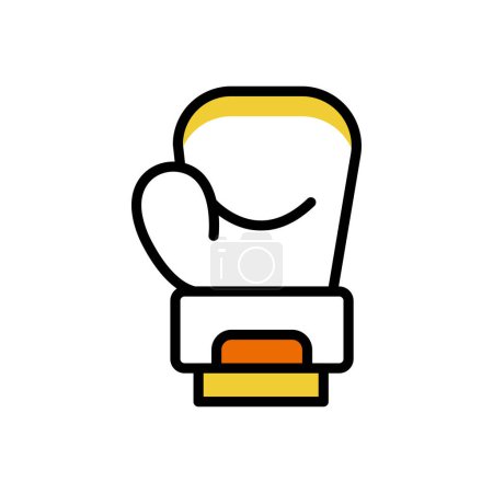 Illustration for Boxing glove icon, web simple illustration - Royalty Free Image