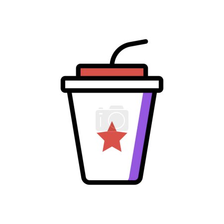 Illustration for Cup  icon vector illustration - Royalty Free Image