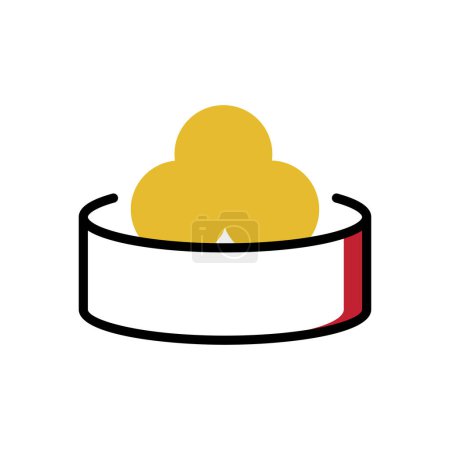 Illustration for Food icon, web simple illustration - Royalty Free Image