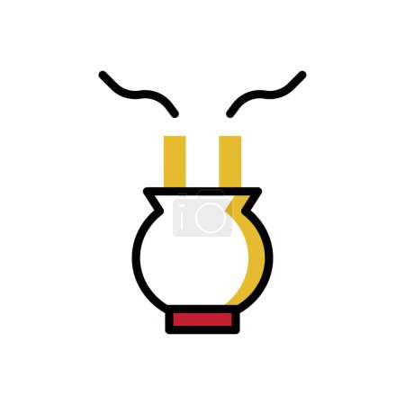 Illustration for Fragrance  icon, web simple illustration - Royalty Free Image