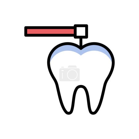 Illustration for Tooth icon vector illustration - Royalty Free Image