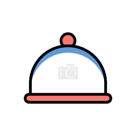 Illustration for Dish icon vector illustration - Royalty Free Image