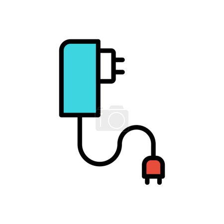 Illustration for Adapter icon vector illustration - Royalty Free Image