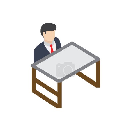 Illustration for Office  Vector illustration on a background. Premium quality symbols. vector icons for concept and graphic design. - Royalty Free Image