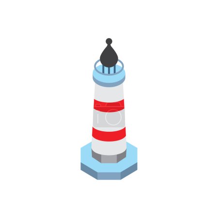 Illustration for Light house Vector illustration on a background. Premium quality symbols. vector icons for concept and graphic design. - Royalty Free Image