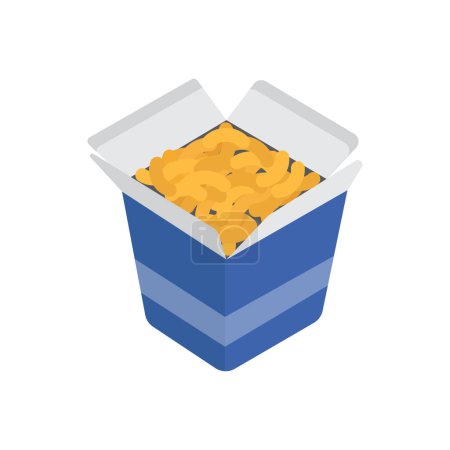 Illustration for Snacks Vector illustration on a background. Premium quality symbols. vector icons for concept and graphic design. - Royalty Free Image