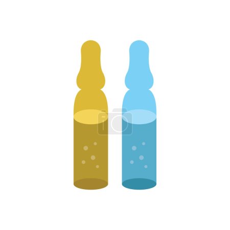 Illustration for Ampoule Vector illustration on a transparent background. Premium quality symbols . Icons for concept and graphic design. - Royalty Free Image