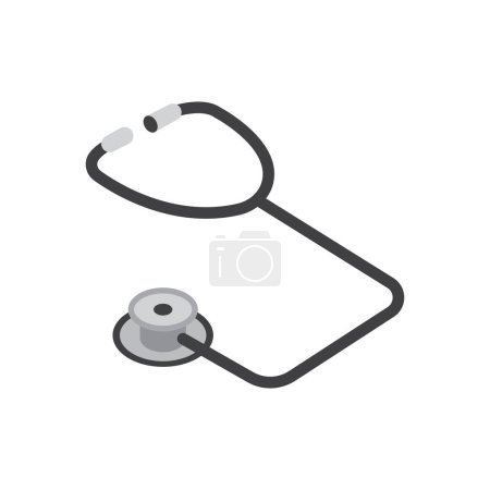 Illustration for Stethoscope Vector illustration on a transparent background. Premium quality symbols . Icons for concept and graphic design. - Royalty Free Image