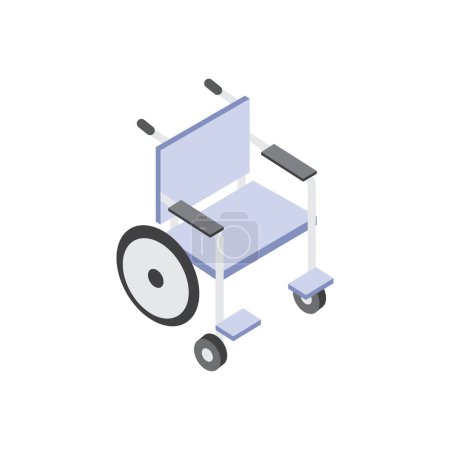 Téléchargez les illustrations : Illustration vectorielle en fauteuil roulant sur un fond transparent. Symboles de qualité Premium. Icônes pour le concept et la conception graphique. - en licence libre de droit