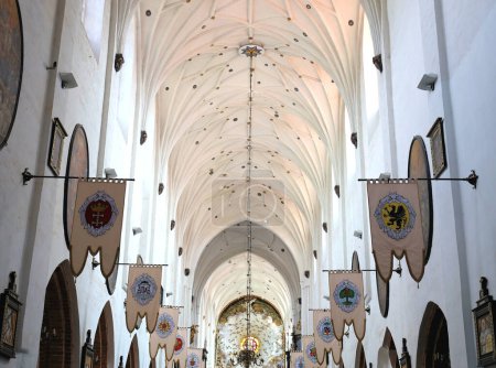 Foto de Interior de la catedral medieval en Oliwa Polonia - Imagen libre de derechos