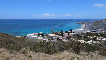 NV GEBE power plant in Philipsburg on Sint Maarten