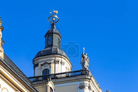 Photo for WROCLAW, POLAND - NOVEMBER 4, 2023: This is the spire of the Mathematical Tower on the university building. - Royalty Free Image