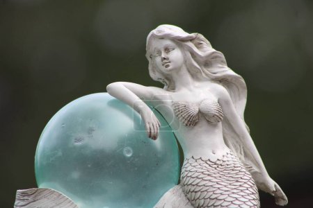Photo for Mermaid Garden Led Light Figurine - Royalty Free Image