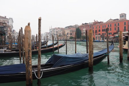 Téléchargez les photos : Venise, Italie. Le Grand Canal est le lieu touristique le plus populaire - en image libre de droit