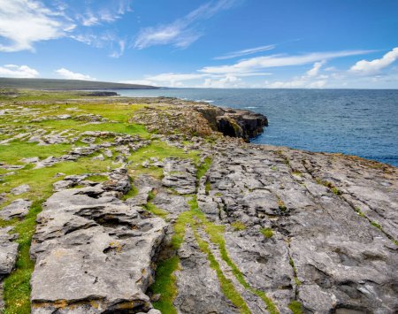 Photo for Beautiful view of the Cliffs of Moher (Aillte an Mhothair), edge of the Burren region in County Clare, Ireland. - Royalty Free Image